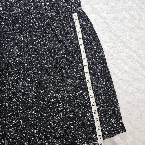 Black and White Banana Republic Size 6 Mesh Shoulder Dress with pockets - Picture 8 of 11